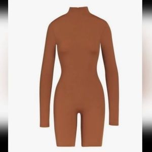 Skims limited edition all in one mock neck onesie